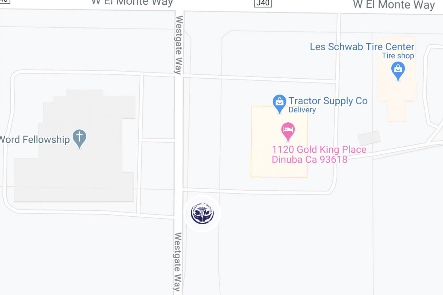 Health center is at the corner of Westgate Way
